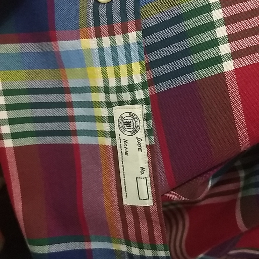 Ralph Lauren 3xb multi color long sleeve - Picture 10 of 10